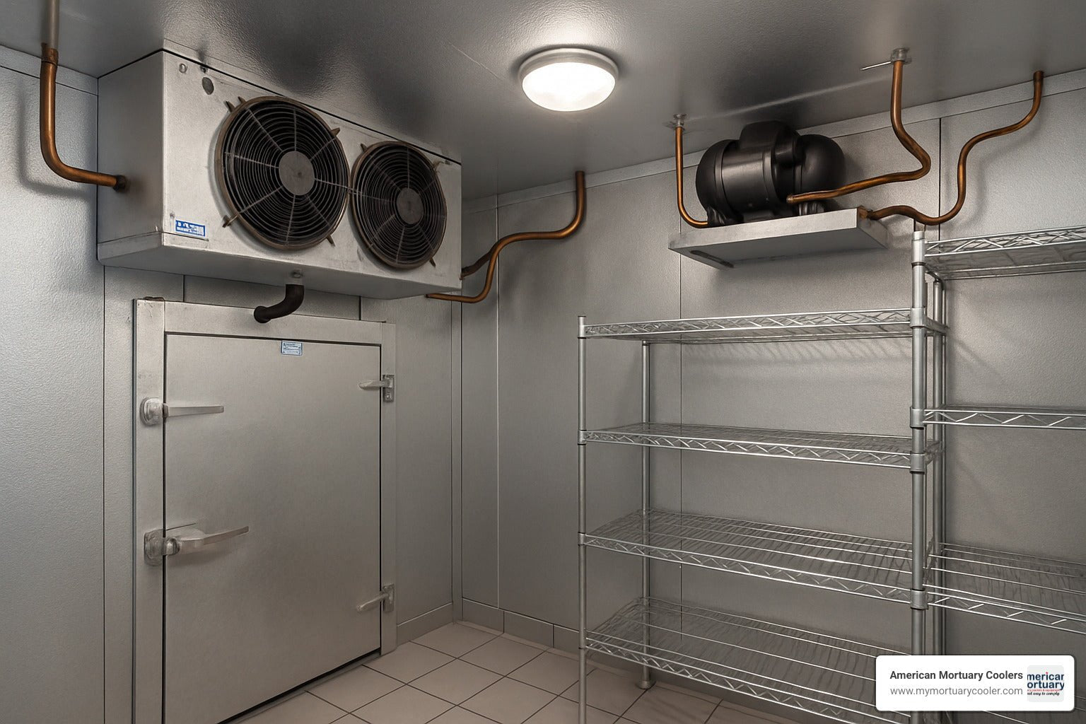 A Comprehensive Guide to Walk-In Cooler Compressors and Evaporators - American Mortuary Coolers & Equipments A Comprehensive Guide to Walk-In Cooler Compressors and Evaporators - American Mortuary Coolers & Equipments